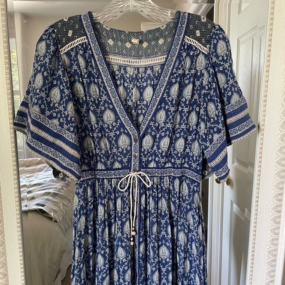 Spell Oracle Maxi Dress in Blue Indigo - Picture 7 of 10